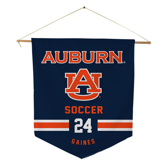 Auburn - NCAA Women's Soccer : Aurora Gaines - Pennant - 18" x 21"-0