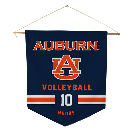 Auburn - NCAA Women's Volleyball : Emma Moore - Pennant - 18" x 21"-0