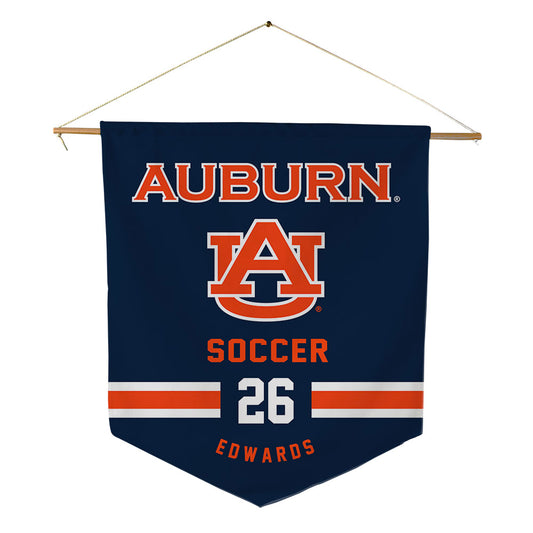 Auburn - NCAA Women's Soccer : Emily Edwards - Pennant - 18" x 21"-0