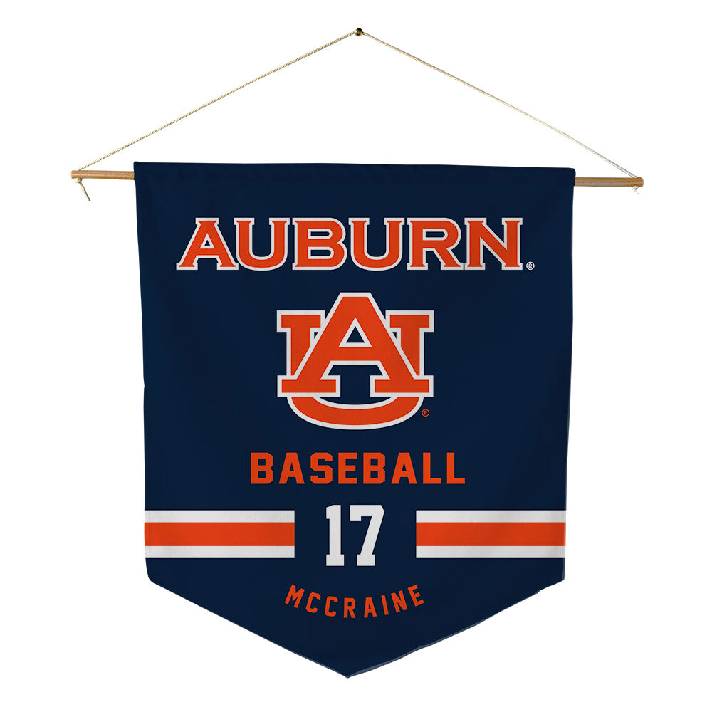 Auburn - NCAA Baseball : Mason McCraine - Pennant - 18" x 21"-0