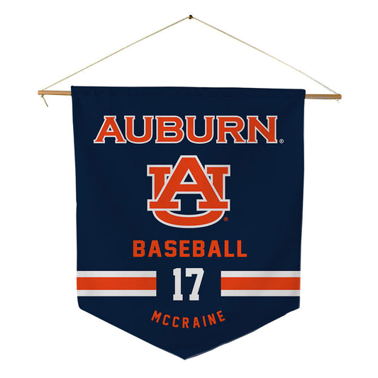 Auburn - NCAA Baseball : Mason McCraine - Pennant - 18" x 21"-0