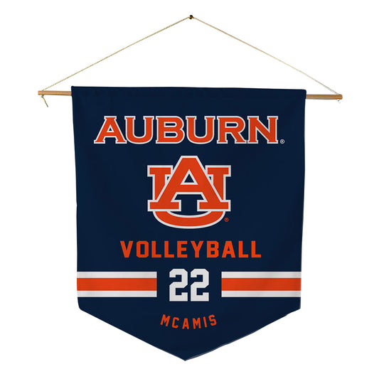 Auburn - NCAA Women's Volleyball : Macy McAmis - Pennant - 18" x 21"-0