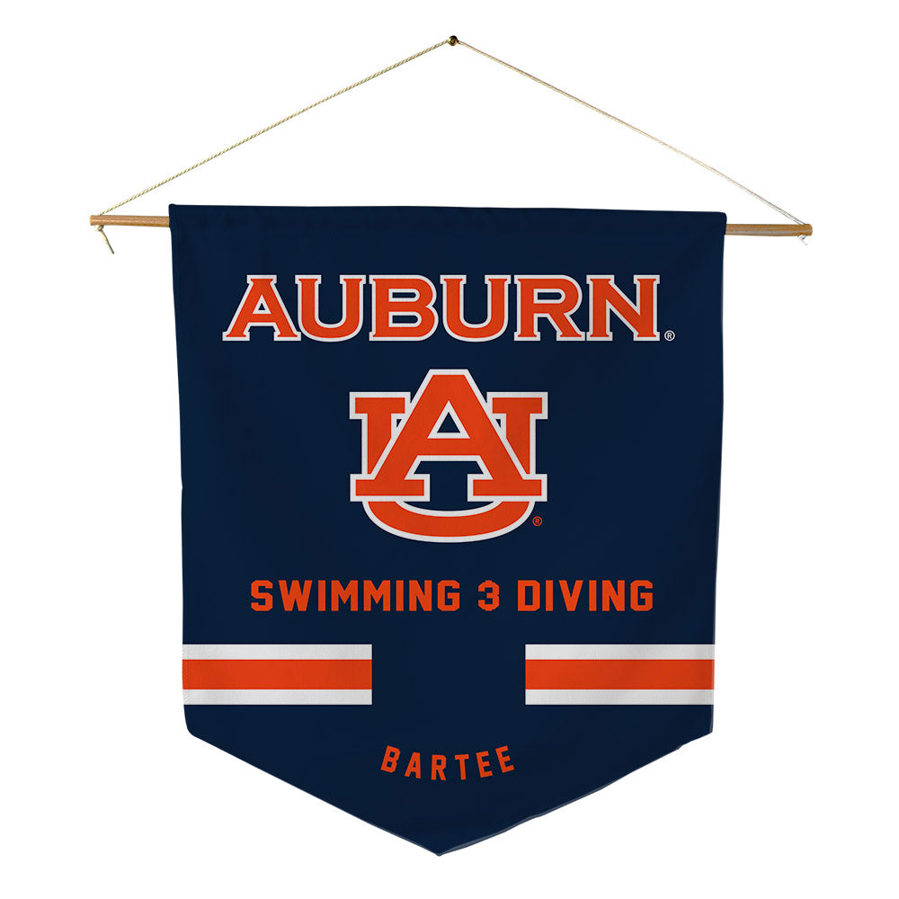 Auburn - NCAA Women's Swimming & Diving : Zetta Bartee - Pennant - 18" x 21"-0