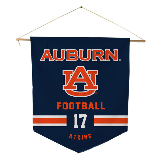Auburn - NCAA Football : Xavier Atkins - Pennant - 18" x 21"-0