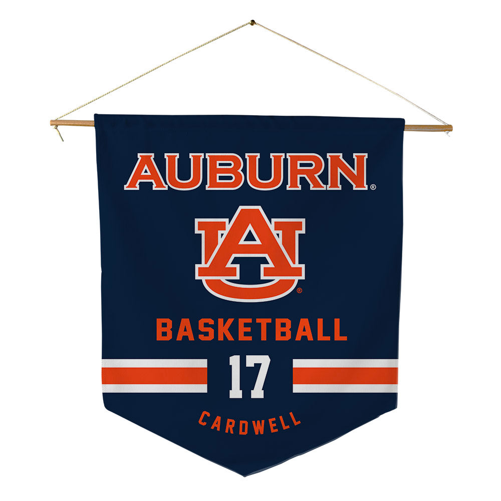 Auburn - NCAA Men's Basketball : Drake Cardwell - Pennant - 18" x 21"-0