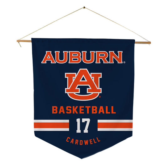 Auburn - NCAA Men's Basketball : Drake Cardwell - Pennant - 18" x 21"-0