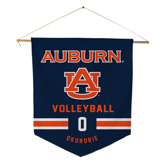 Auburn - NCAA Women's Volleyball : Chierika Okororie - Pennant - 18" x 21"-0