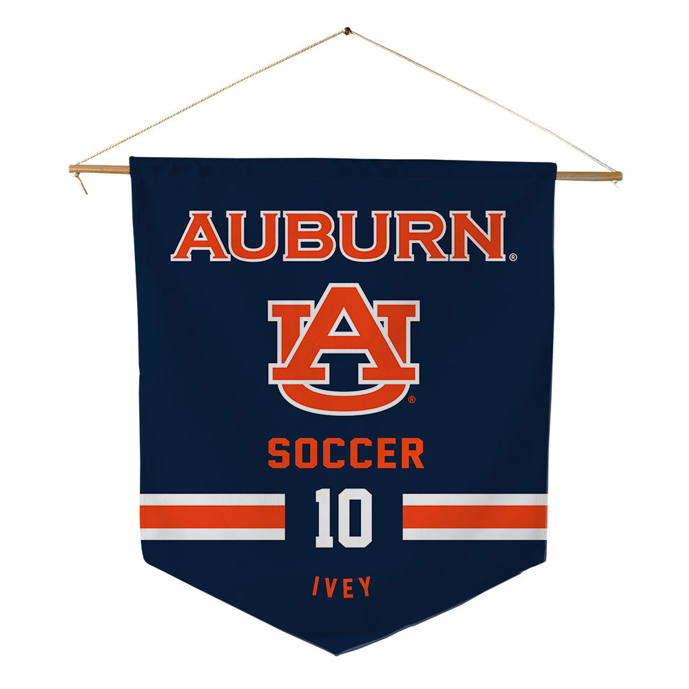 Auburn - NCAA Women's Soccer : Grace Ivey - Pennant - 18" x 21"-0