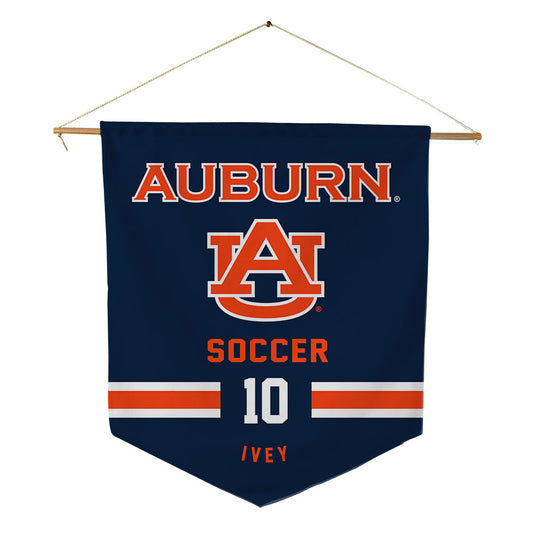 Auburn - NCAA Women's Soccer : Grace Ivey - Pennant - 18" x 21"-0