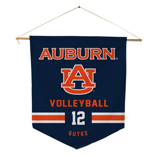 Auburn - NCAA Women's Volleyball : Emma Gutke - Pennant - 18" x 21"-0