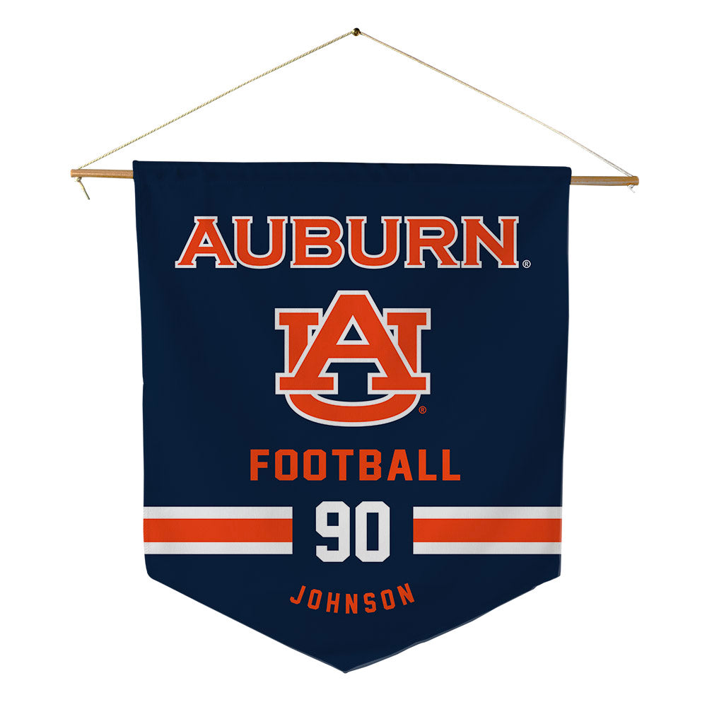 Auburn - NCAA Football : Nathan Johnson - Pennant - 18" x 21"-0