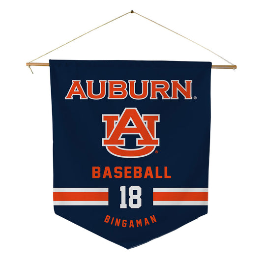 Auburn - NCAA Baseball : Ethin Bingaman - Pennant - 18" x 21"-0