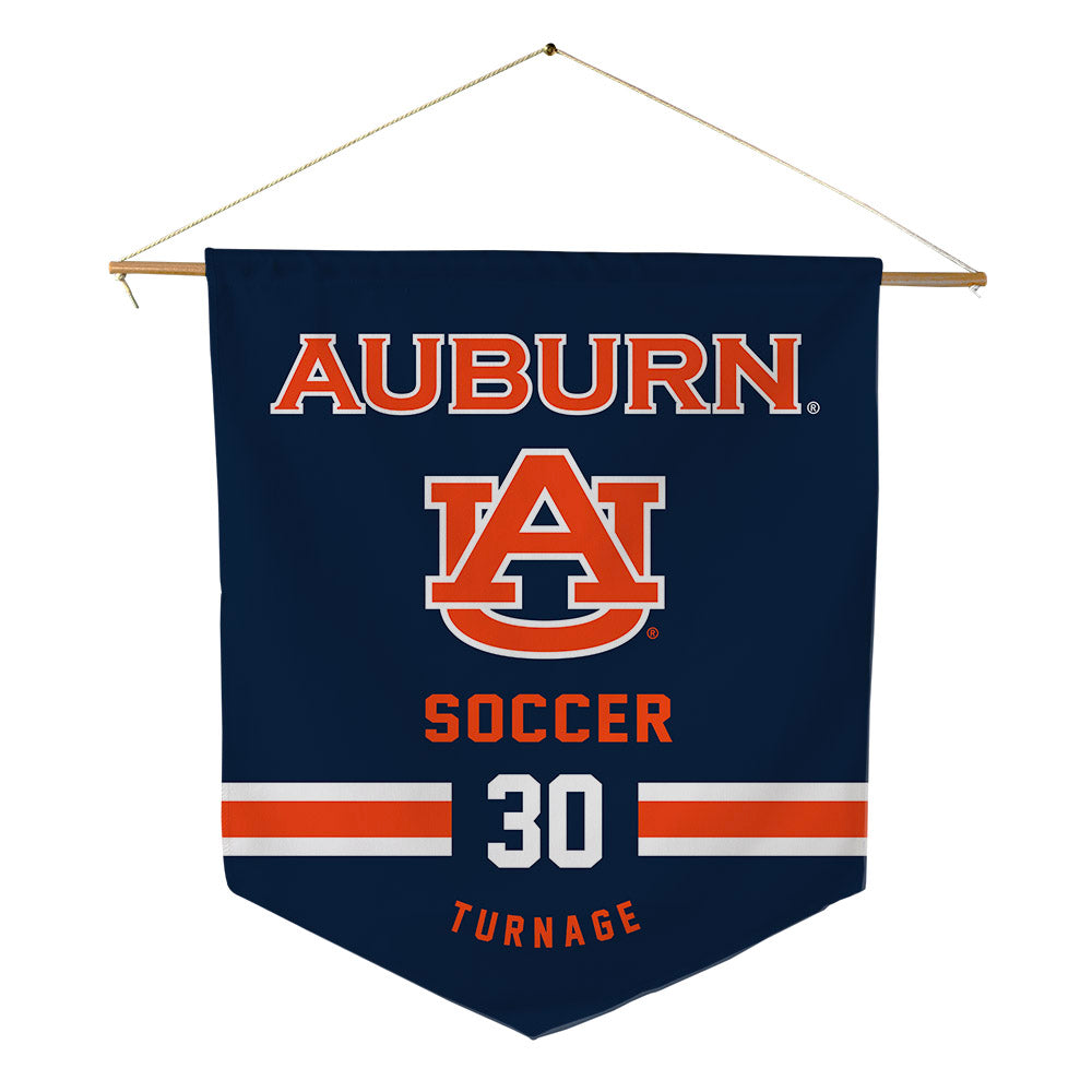 Auburn - NCAA Women's Soccer : Tahirah Turnage - Pennant - 18" x 21"-0