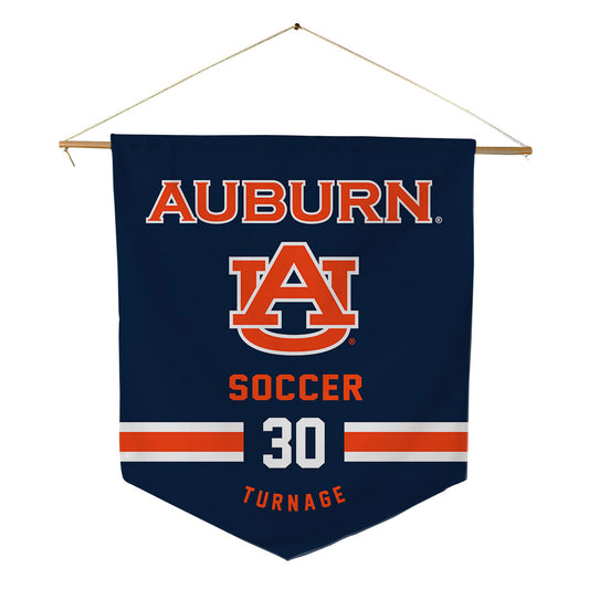 Auburn - NCAA Women's Soccer : Tahirah Turnage - Pennant - 18" x 21"-0