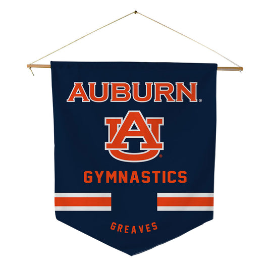 Auburn - NCAA Women's Gymnastics : Olivia Greaves - Pennant - 18" x 21"-0