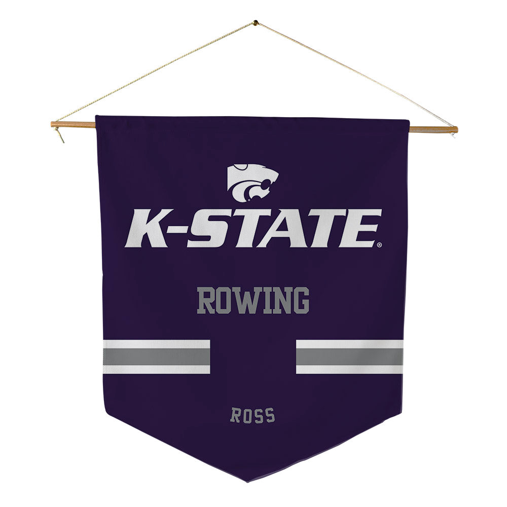 Kansas State - NCAA Women's Rowing : Izzy Ross - Pennant - 18" x 21"-0