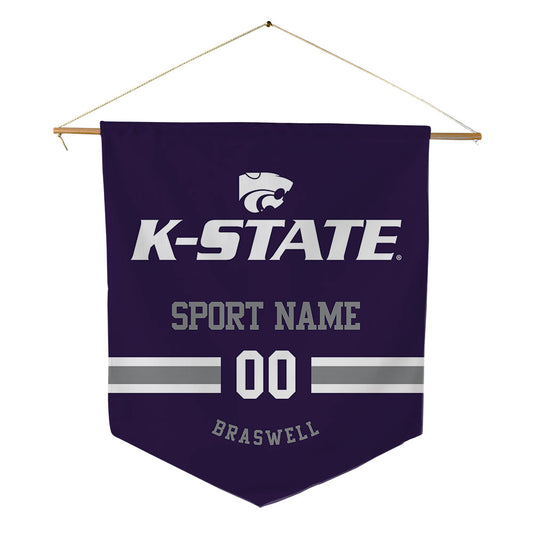 Kansas State - NCAA Women's Soccer : McKinnan Braswell - Pennant - 18" x 21"-0