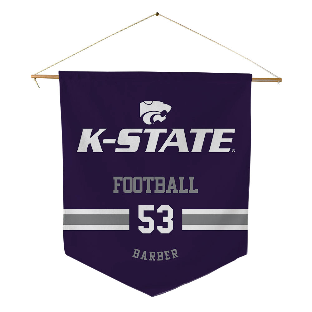 Kansas State - NCAA Football : Lamarcus Barber - Pennant - 18" x 21"-0