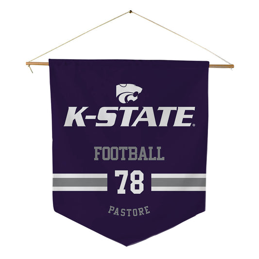 Kansas State - NCAA Football : John Pastore - Pennant - 18" x 21"-0