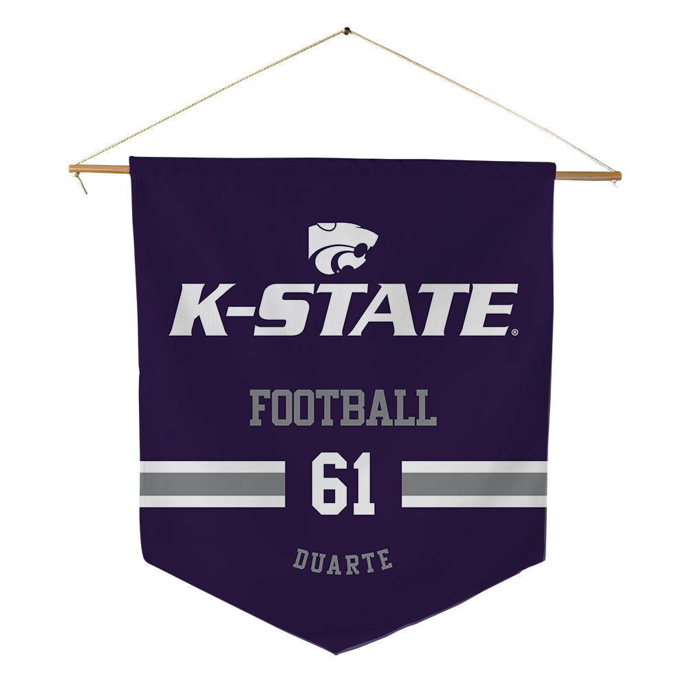 Kansas State - NCAA Football : Chase Duarte - Pennant - 18" x 21"-0