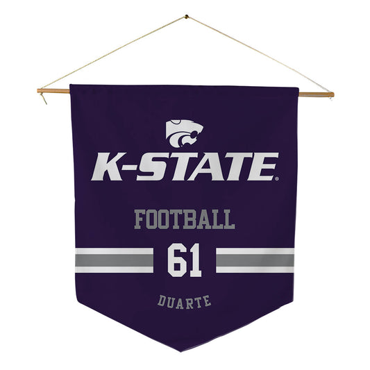 Kansas State - NCAA Football : Chase Duarte - Pennant - 18" x 21"-0