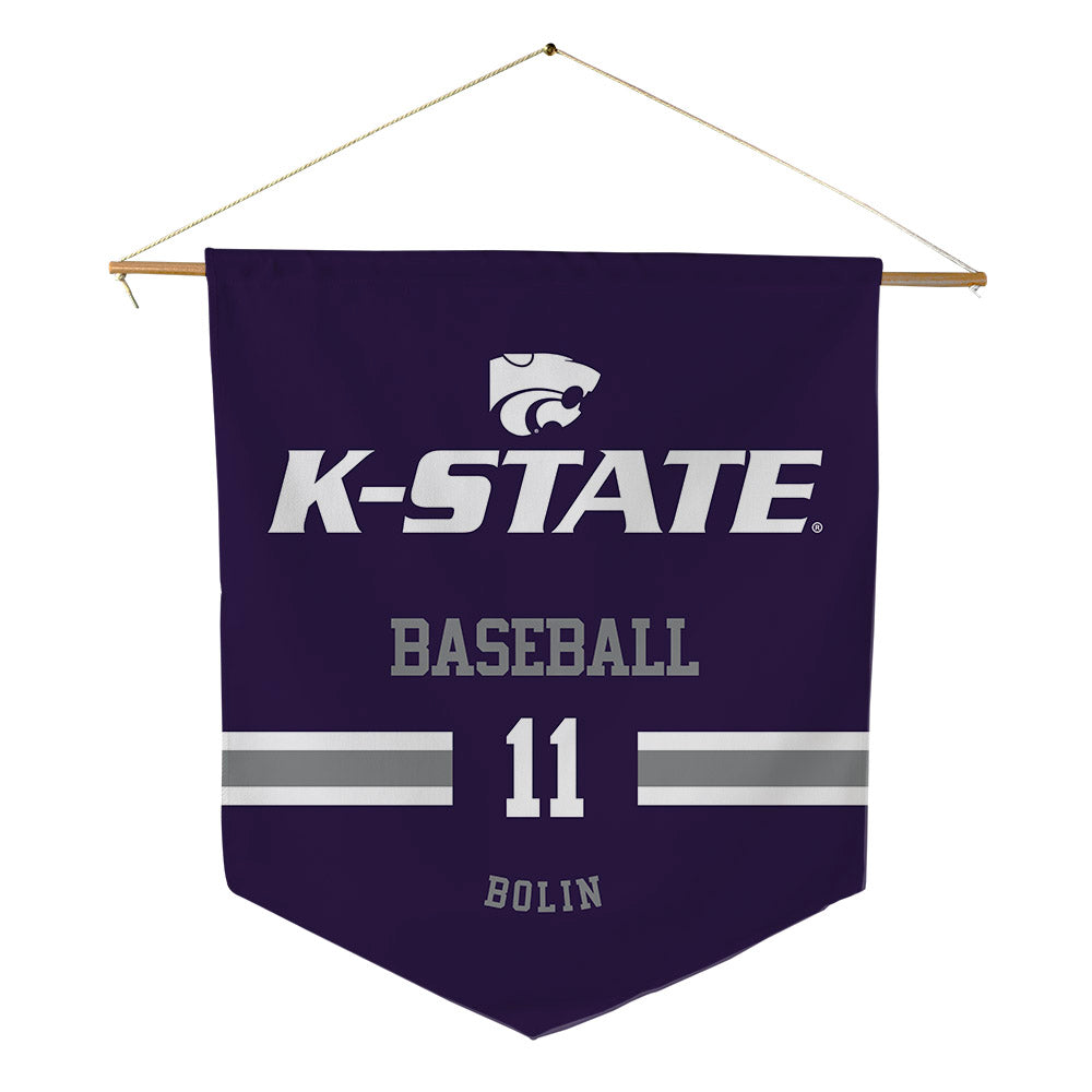 Kansas State - NCAA Baseball : Robby Bolin - Pennant - 18" x 21"-0