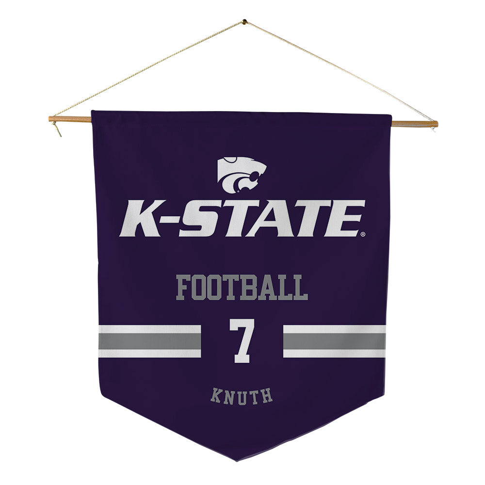 Kansas State - NCAA Football : Jacob Knuth - Pennant - 18" x 21"-0