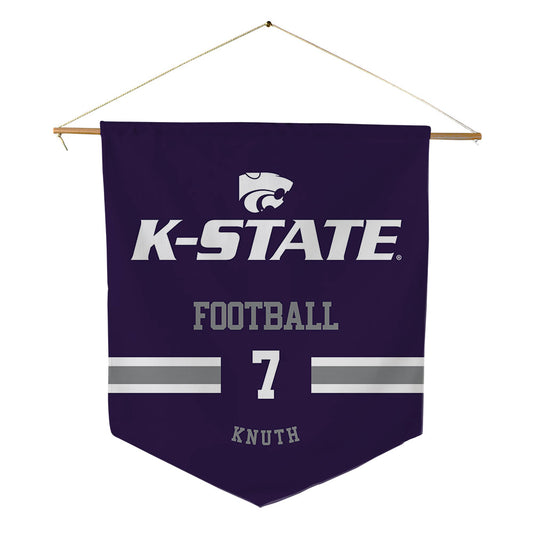 Kansas State - NCAA Football : Jacob Knuth - Pennant - 18" x 21"-0