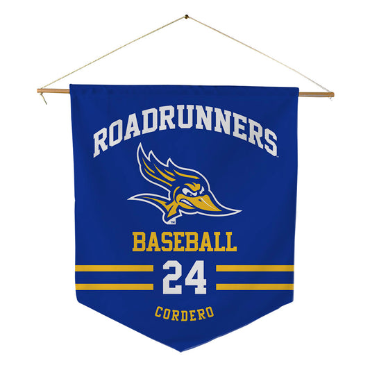 CSU Bakersfield - NCAA Baseball : Carlos Cordero - Pennant - 18" x 21"-0