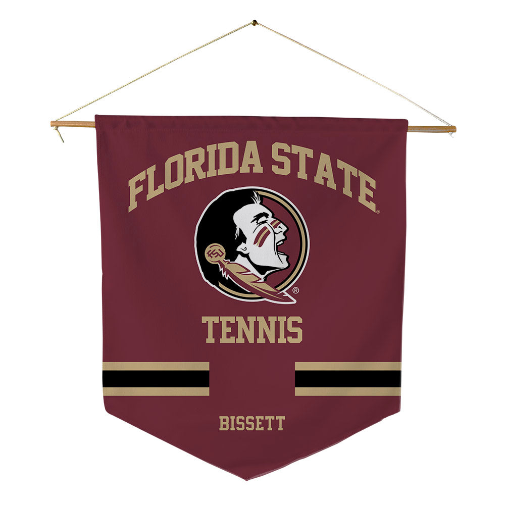 FSU - NCAA Women's Tennis : Millie Bissett - Pennant - 18" x 21"-0