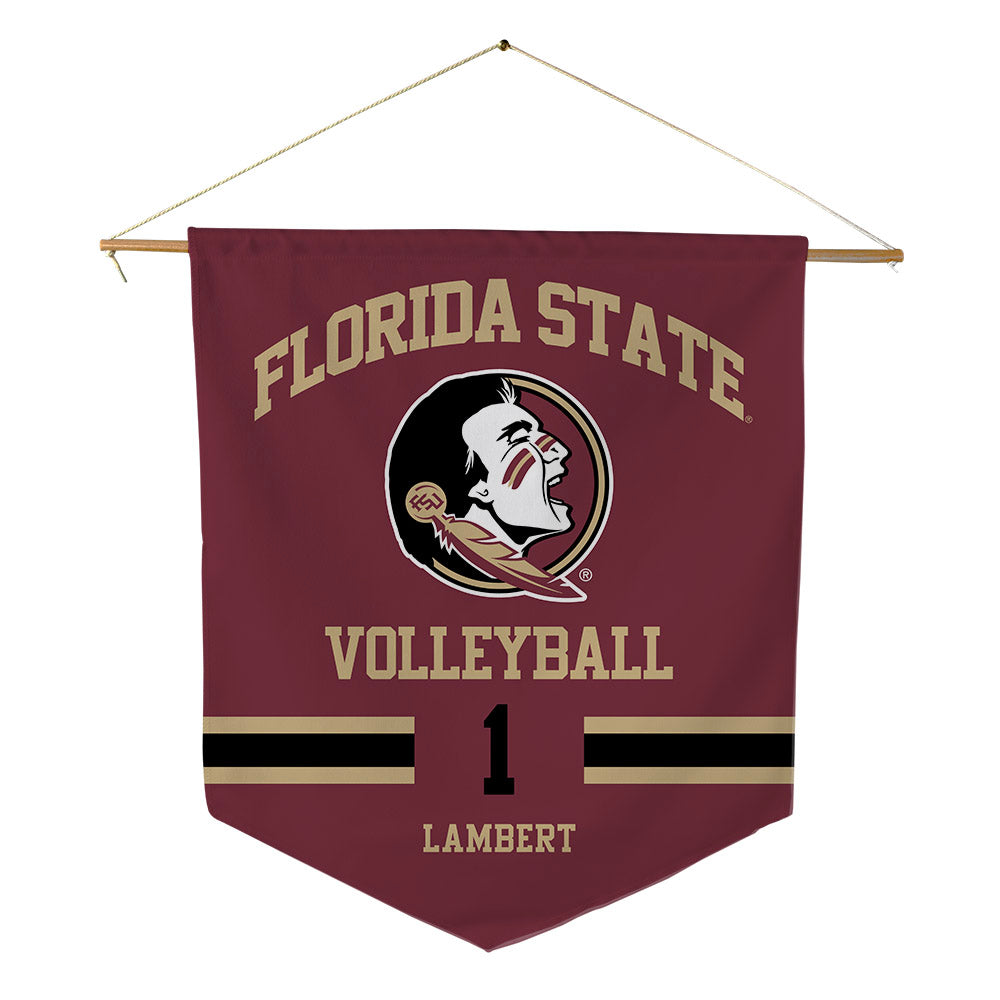 FSU - NCAA Women's Volleyball : ava Lambert - Pennant - 18" x 21"-0