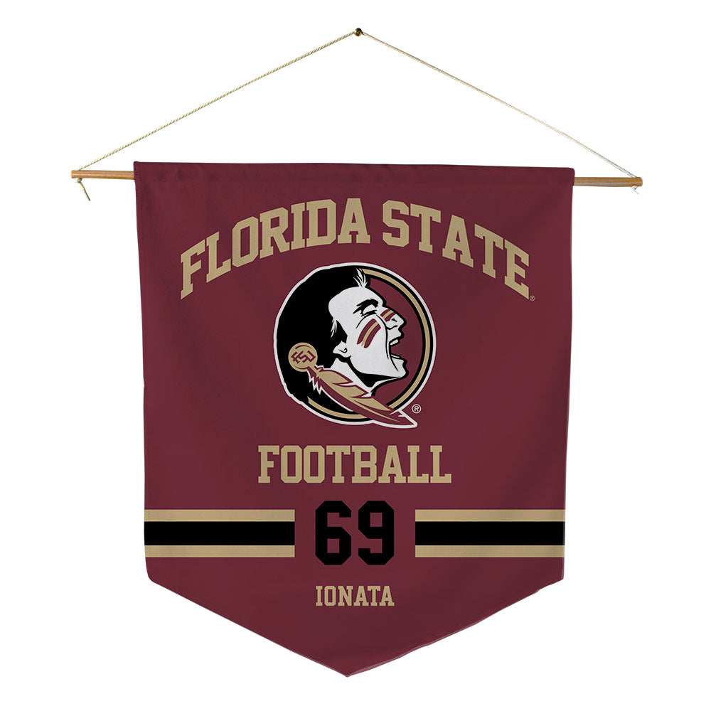 FSU - NCAA Football : Mike Ionata - Pennant - 18" x 21"-0
