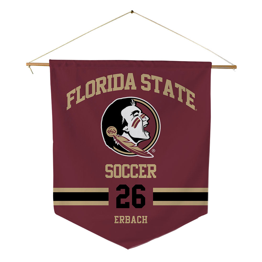 FSU - NCAA Women's Soccer : Samantha Erbach - Pennant - 18" x 21"-0