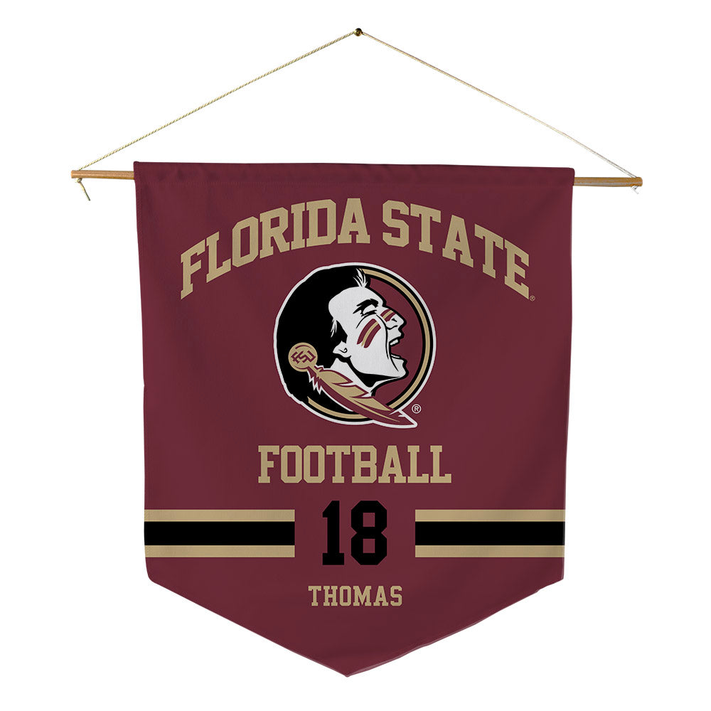 FSU - NCAA Football : Landen Thomas - Pennant - 18" x 21"-0