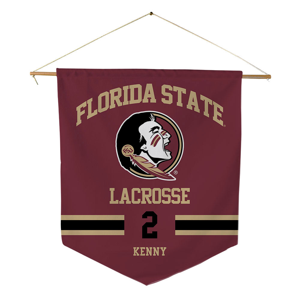 FSU - NCAA Women's Lacrosse : Megan Kenny - Pennant - 18" x 21"-0