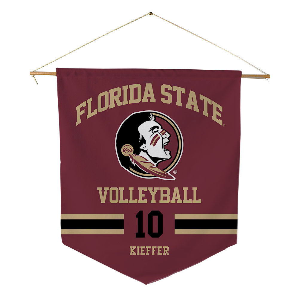 FSU - NCAA Women's Volleyball : Callie Kieffer - Pennant - 18" x 21"-0