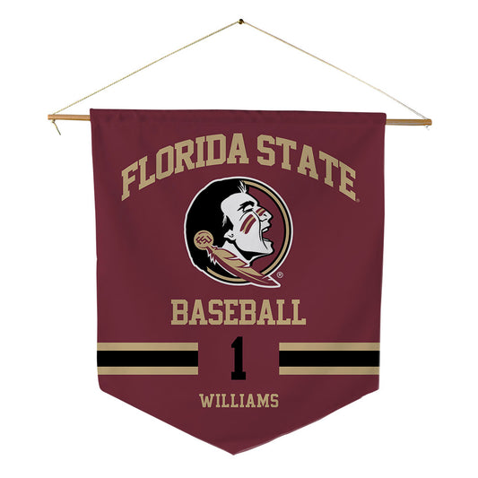 FSU - NCAA Baseball : Chase Williams - Pennant - 18" x 21"-0
