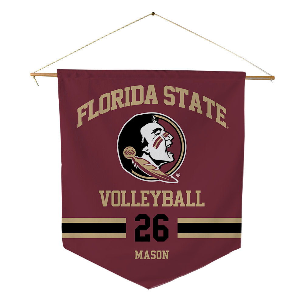 FSU - NCAA Women's Volleyball : Lexie Mason - Pennant - 18" x 21"-0