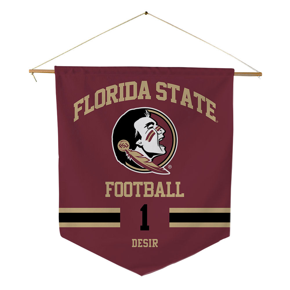 FSU - NCAA Football : Darryll Desir - Pennant - 18" x 21"-0