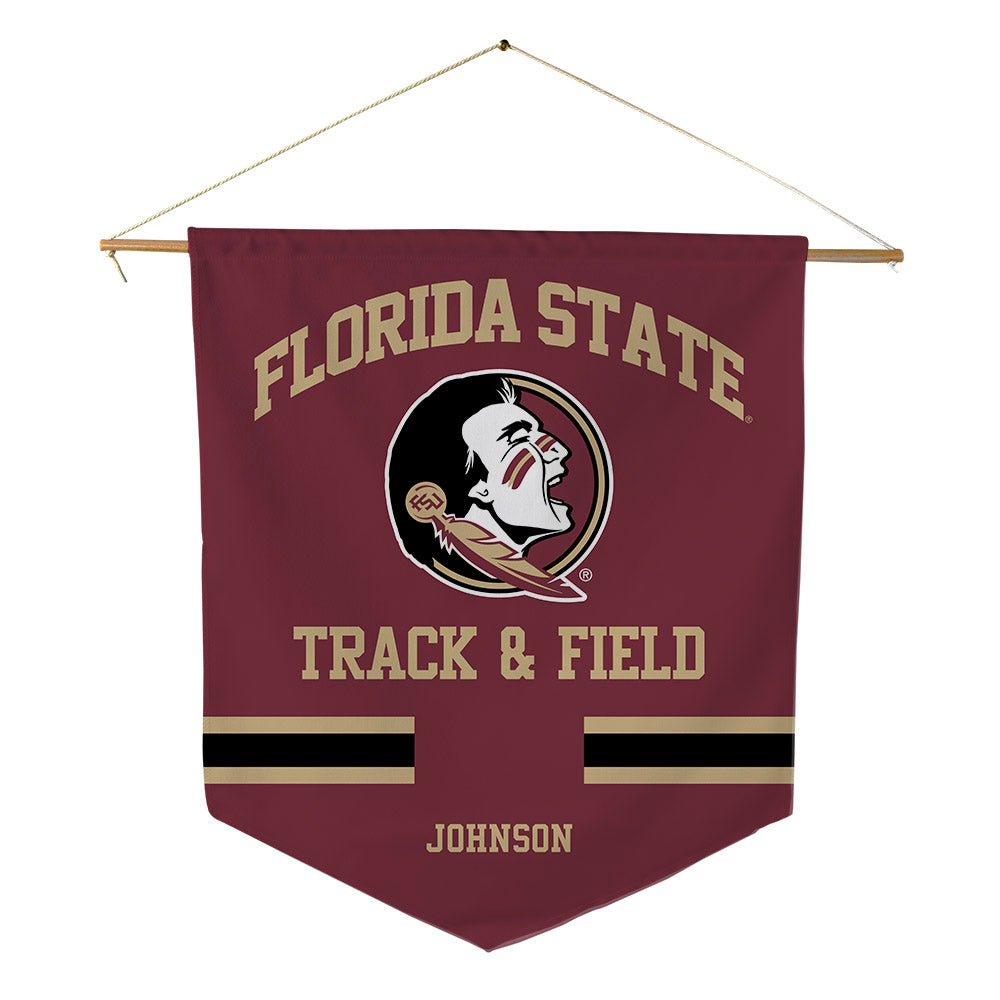 FSU - NCAA Men's Track & Field : Joshua Johnson - Pennant - 18" x 21"-0