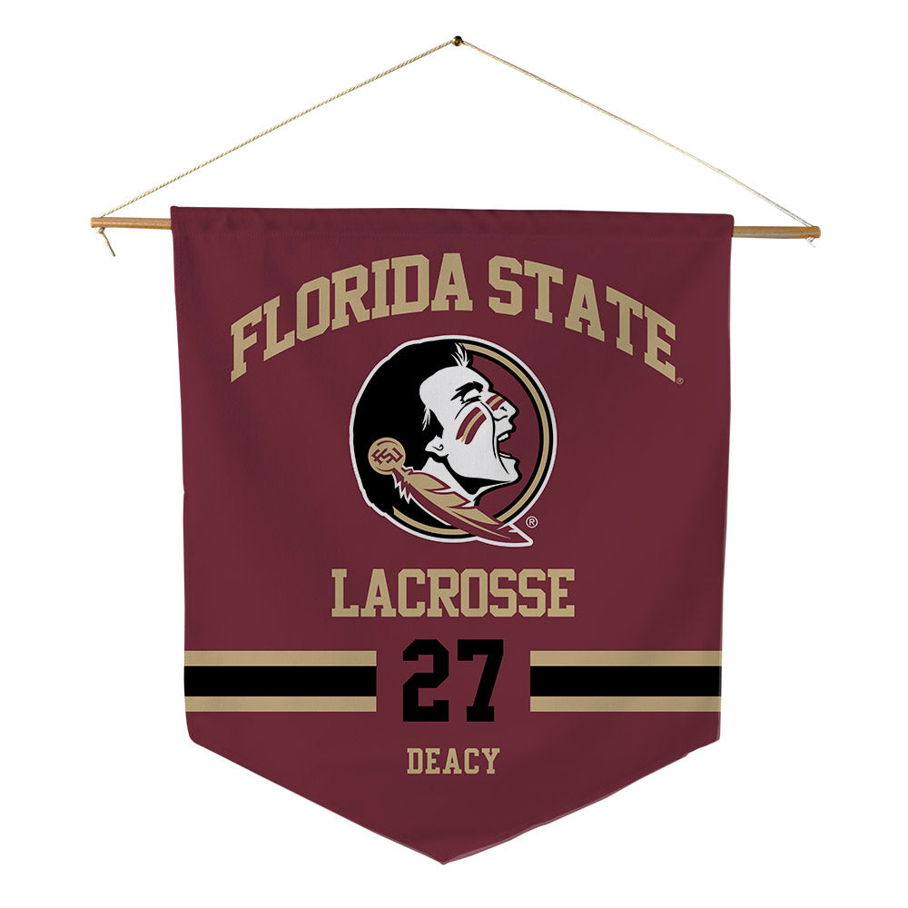 FSU - NCAA Women's Lacrosse : Alyssa Deacy - Pennant - 18" x 21"-0