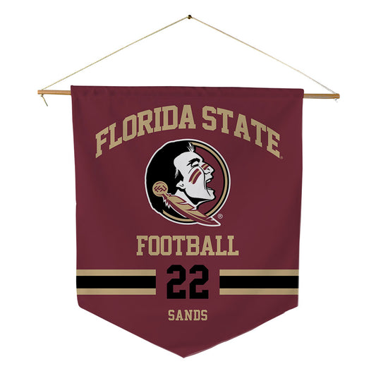 FSU - NCAA Football : Gemari Sands - Pennant - 18" x 21"-0