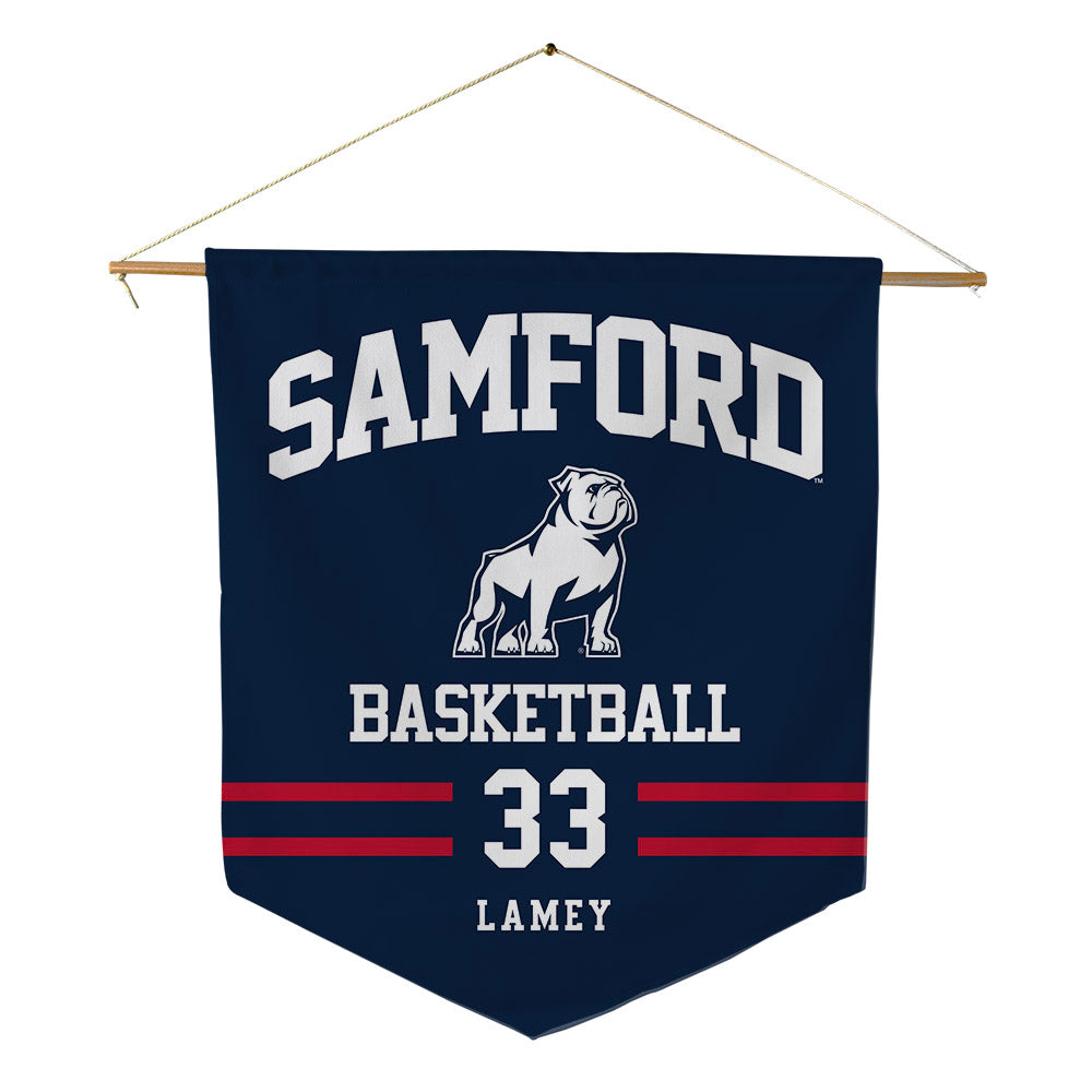 Samford - NCAA Men's Basketball : Zach Lamey - Pennant - 18" x 21"-0