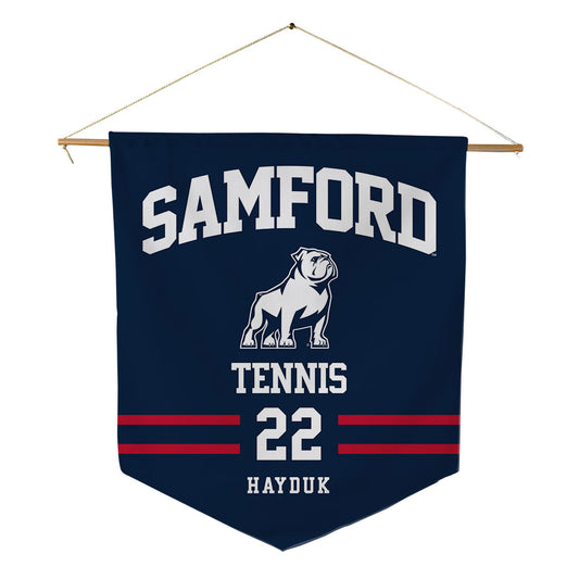 Samford - NCAA Men's Tennis : Ally Hayduk - Pennant - 18" x 21"-0