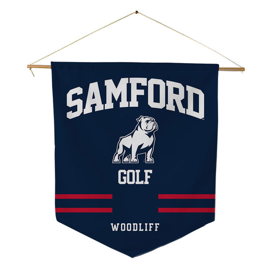 Samford - NCAA Men's Golf : Davis Woodliff - Pennant - 18" x 21"-0