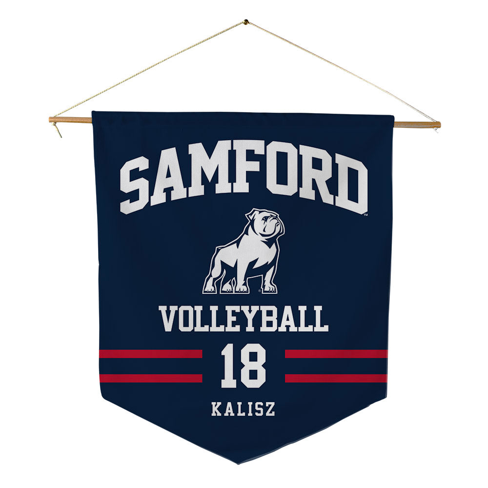 Samford - NCAA Women's Volleyball : Maggie Kalisz - Pennant - 18" x 21"-0