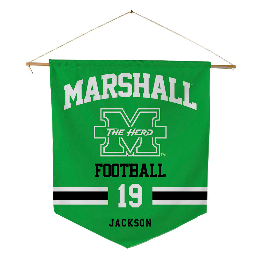 Marshall - NCAA Football : Zah Jackson - Pennant - 18" x 21"-0