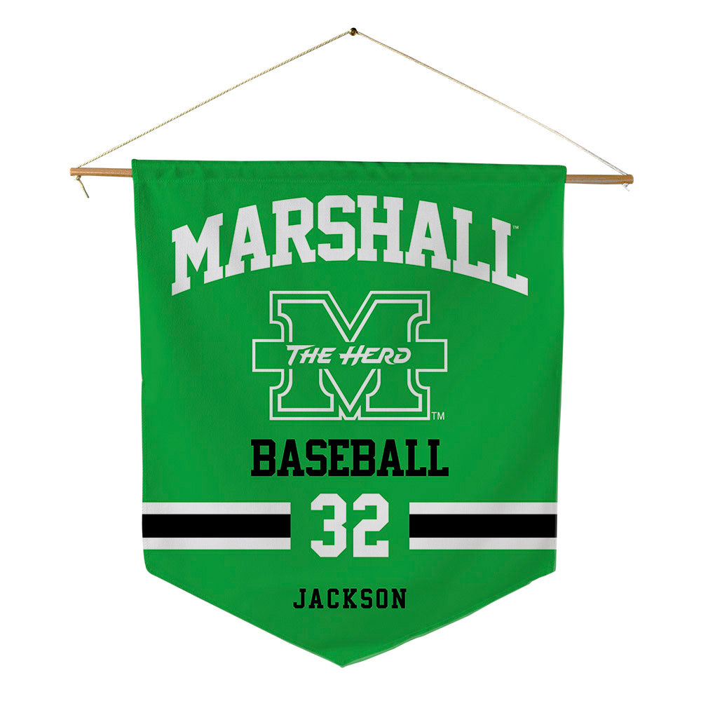 Marshall - NCAA Baseball : Peyton Jackson - Pennant - 18" x 21"-0