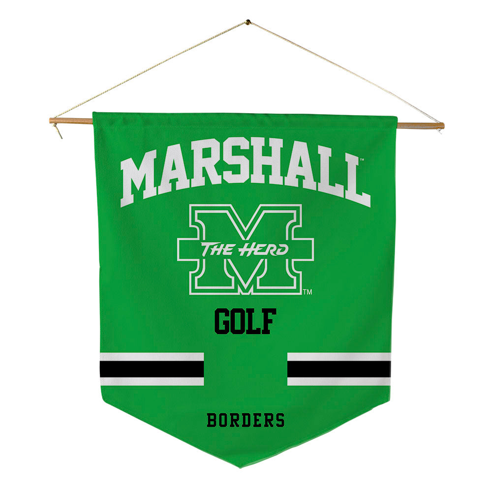 Marshall - NCAA Women's Golf : Madison Borders - Pennant - 18" x 21"-0