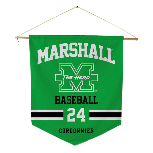 Marshall - NCAA Baseball : Braylon Cordonnier - Pennant - 18" x 21"-0